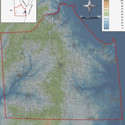 Sussex Digital Elevation Model